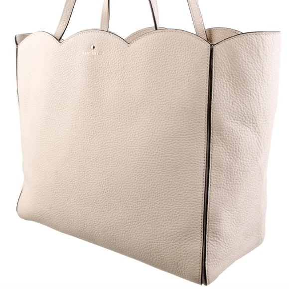 Kate Spade Leewood Place Scallop Tote Shoulder Bag Purse - Picture 3 of 9